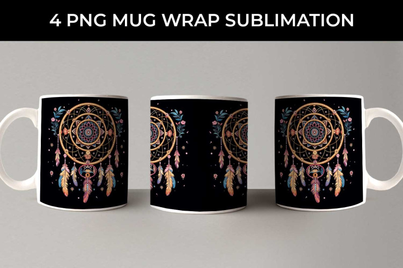 galactic-dreamweaver-boho-mug-wrap-design-bundle