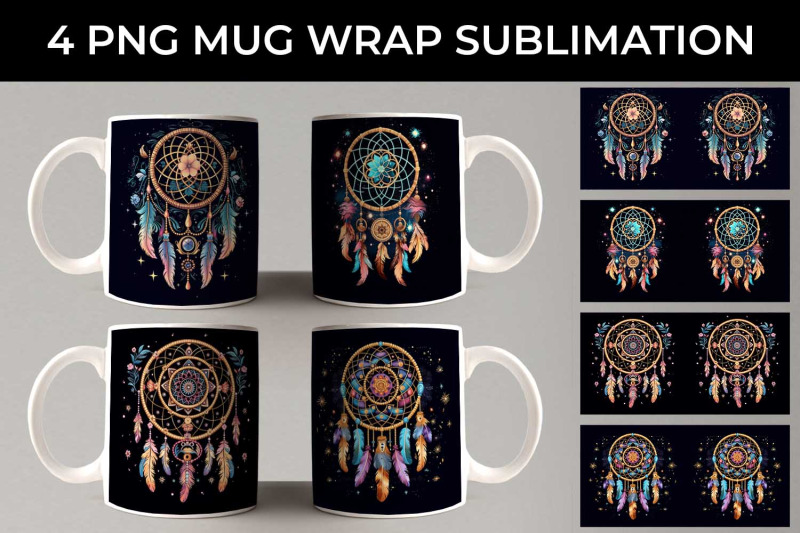 galactic-dreamweaver-boho-mug-wrap-design-bundle