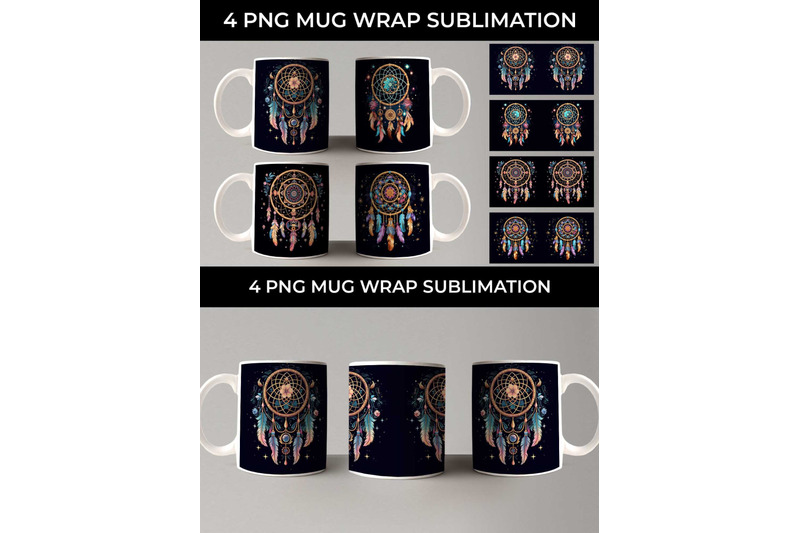 galactic-dreamweaver-boho-mug-wrap-design-bundle