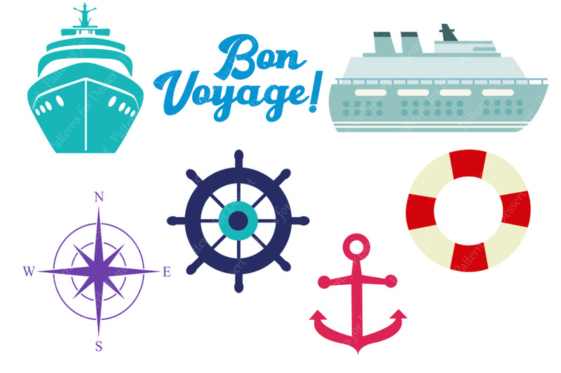 cruise-clipart-caribbean-cruise-ship-bon-voyage-beach-wear