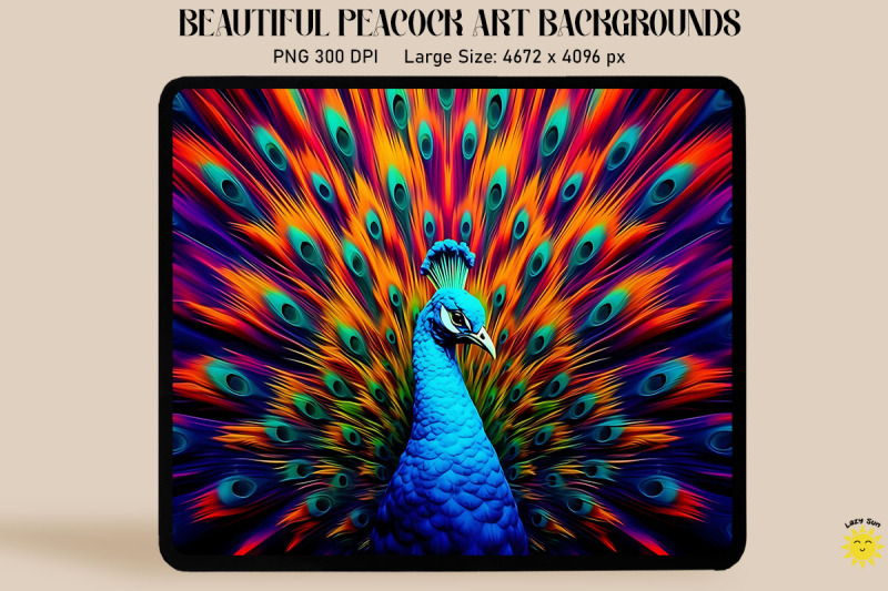 pop-art-peacock-with-neon-feathers