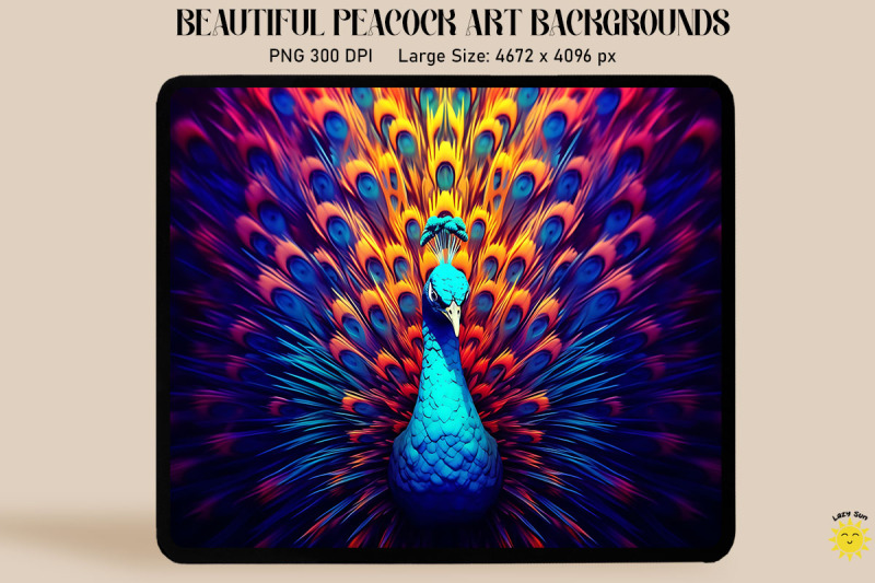 pop-art-peacock-with-neon-feathers