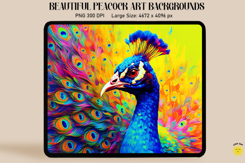 vibrant-peacock-pop-art-style