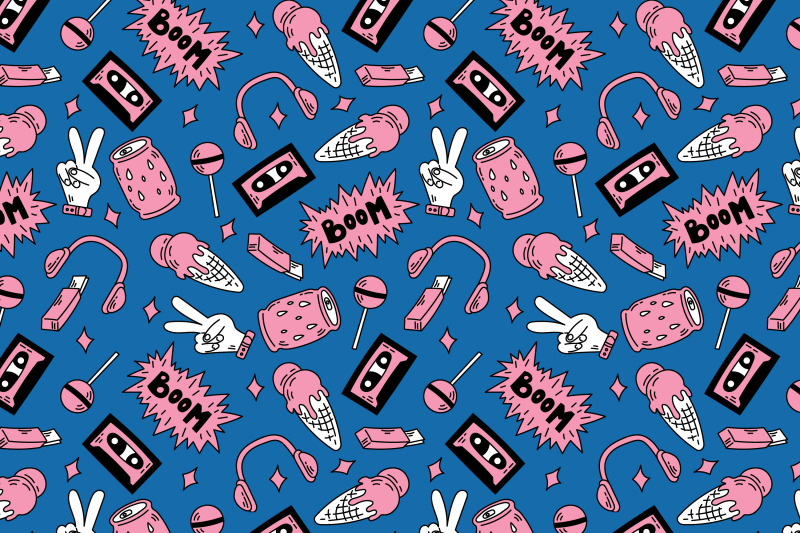 90s-doodle-seamless-patterns