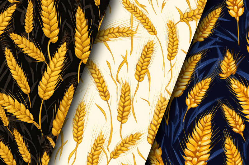wheat-sheaves-pattern-digital-papers