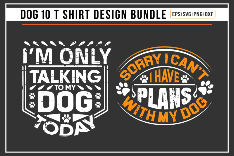 dog-typographic-t-shirt-design-bundle