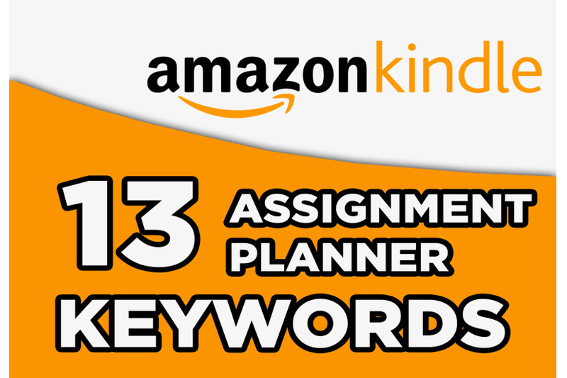 assignment-planner-kdp-keywords