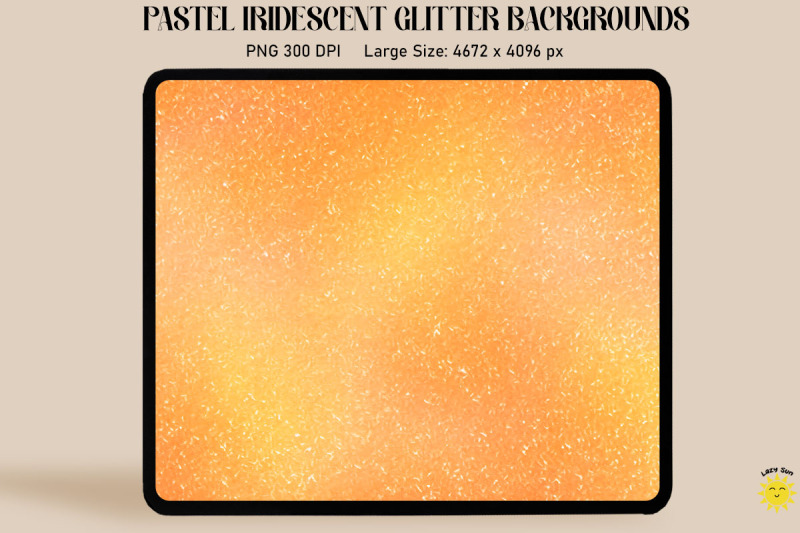 pastel-orange-iridescent-backgrounds