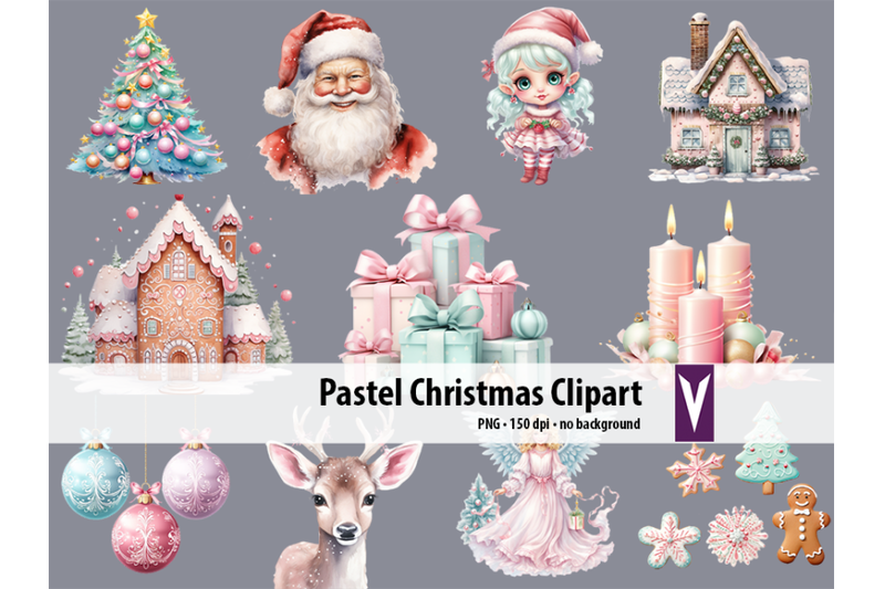 pastel-christmas-clipart-png