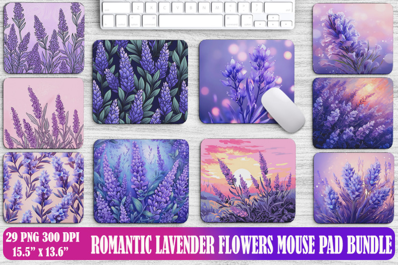 romantic-lavender-flowers-mouse-pad-bundle