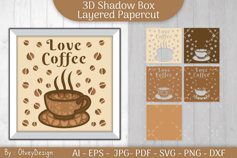 3d-shadow-box-love-coffee-layered