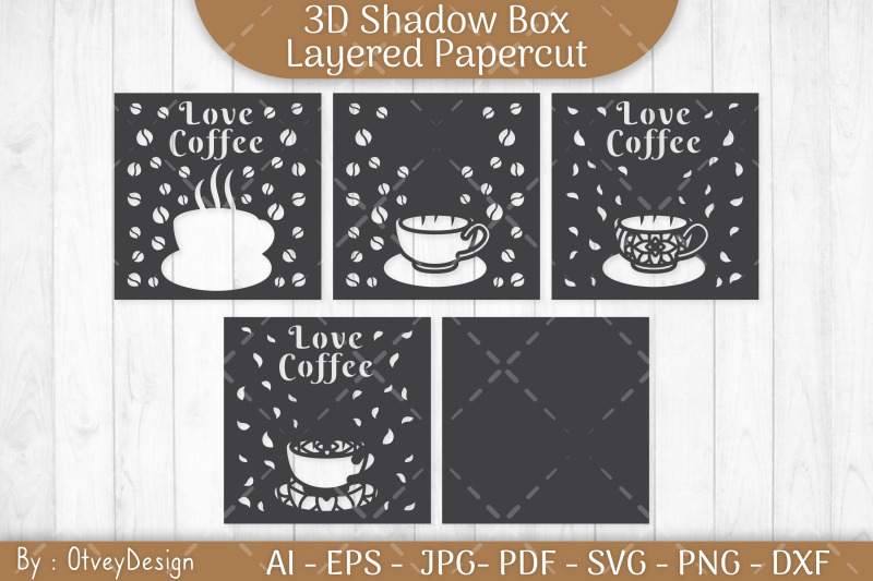 3d-shadow-box-love-coffee-layered