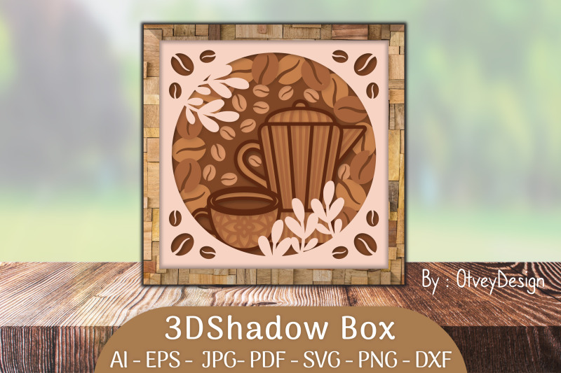 3d-shadow-box-love-coffee-layered