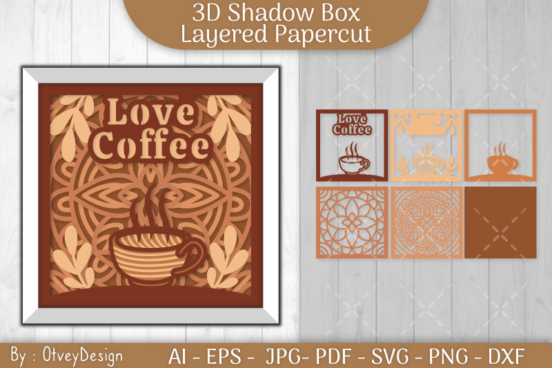 3d-shadow-box-love-coffee-layered