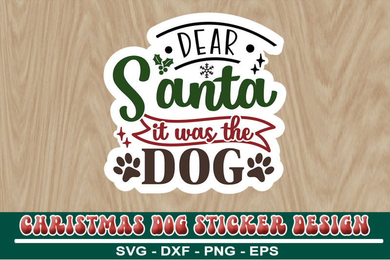 christmas-dog-sticker-design-bundle