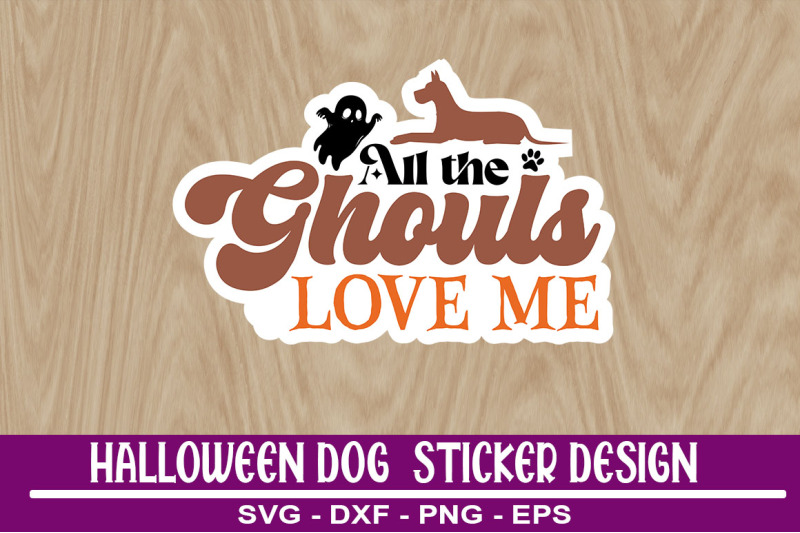 halloween-dog-sticker-design