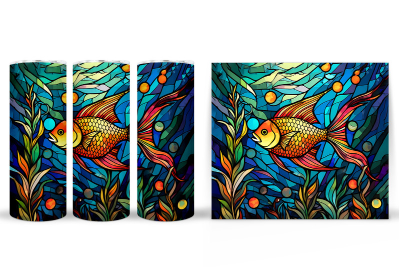 fish-tumbler-design-stained-glass-fish-tumbler-sublimation