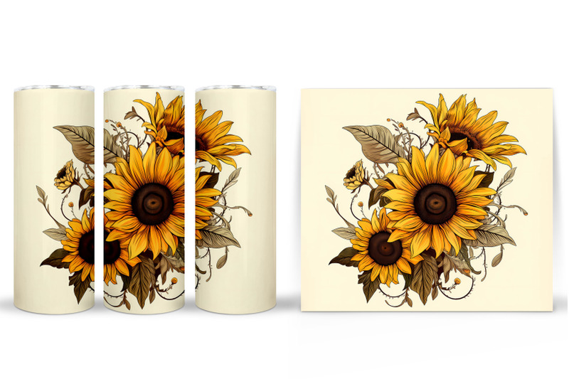 sunflowers-tumbler-design-flowers-tumbler-wrap-sublimation