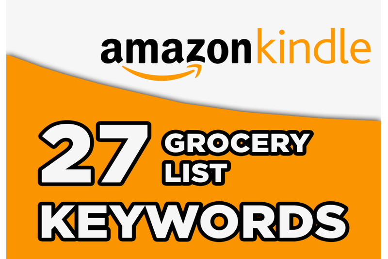 grocery-list-kdp-keywords