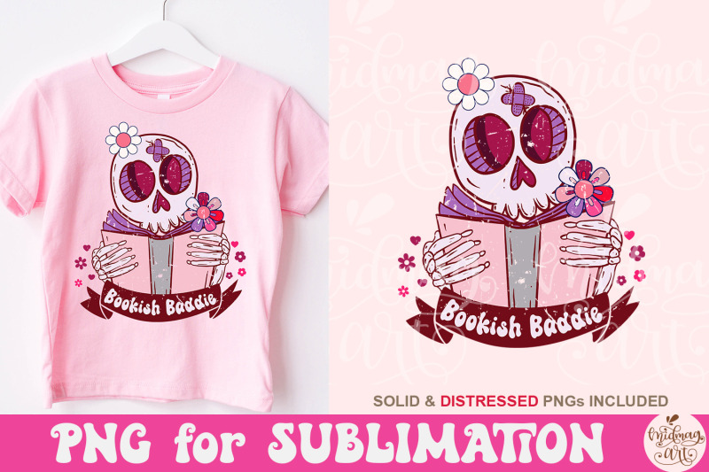 bookish-baddie-png-book-lover-sublimation-bookworm-book-lover