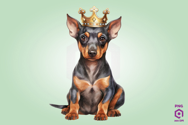 doberman-pinscher-dog-wearing-crown