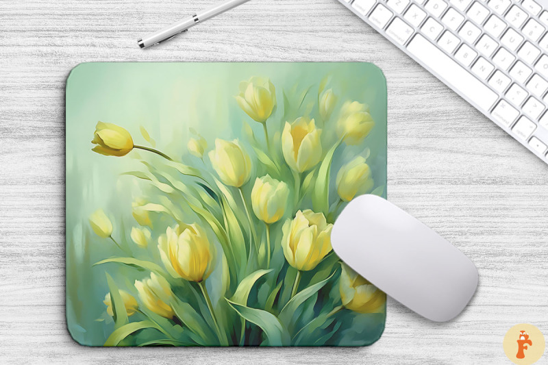 delicate-spring-tulips-mouse-pad-design