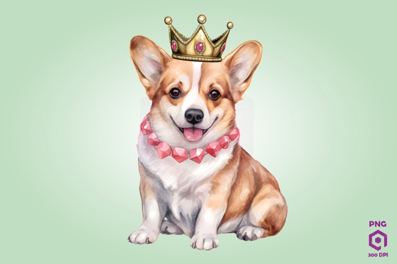 pembroke-welsh-corgi-dog-wearing-crown