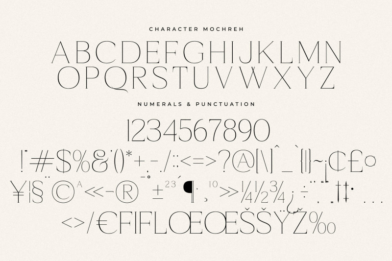 mochreh-typeface