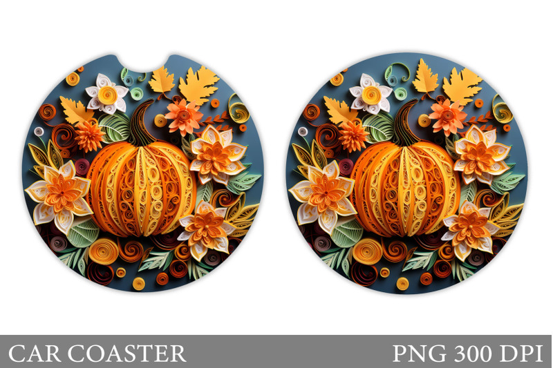 pumpkin-flowers-car-coaster-fall-pumpkin-car-coaster-design