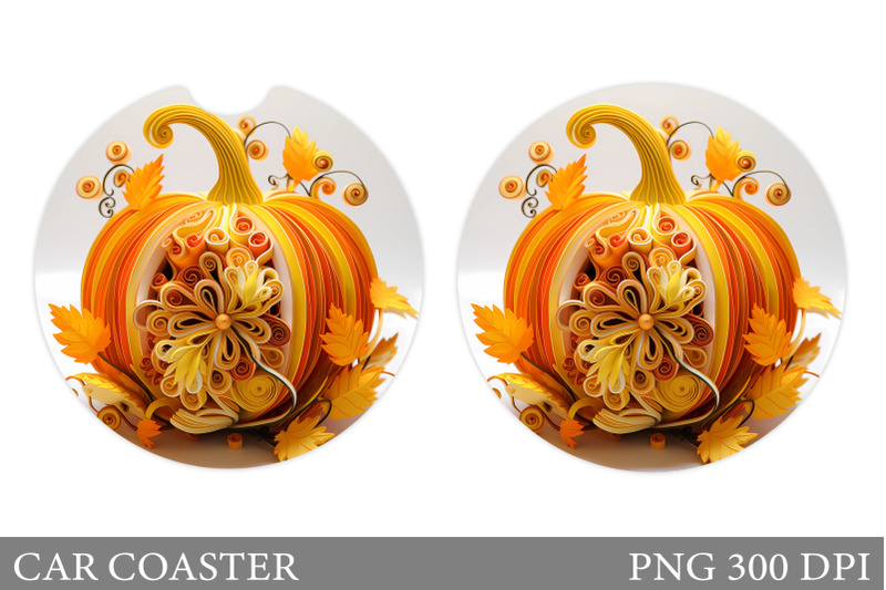 fall-pumpkin-car-coaster-3d-pumpkin-car-coaster-design