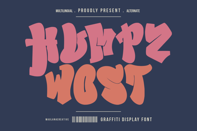 humpz-wost-graffiti-display-font