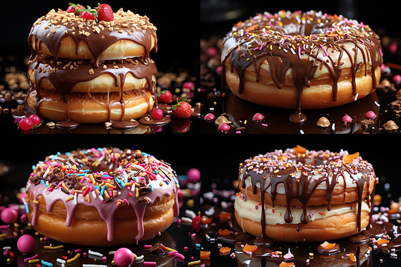 donuts-with-chocolate-frosted-and-sprinkles-donuts