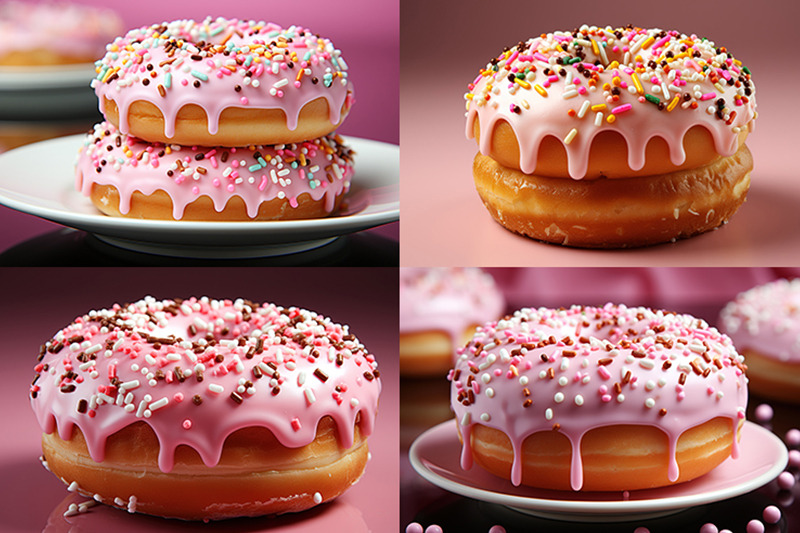 pink-donuts-with-chocolate-frosted-and-sprinkles-donuts