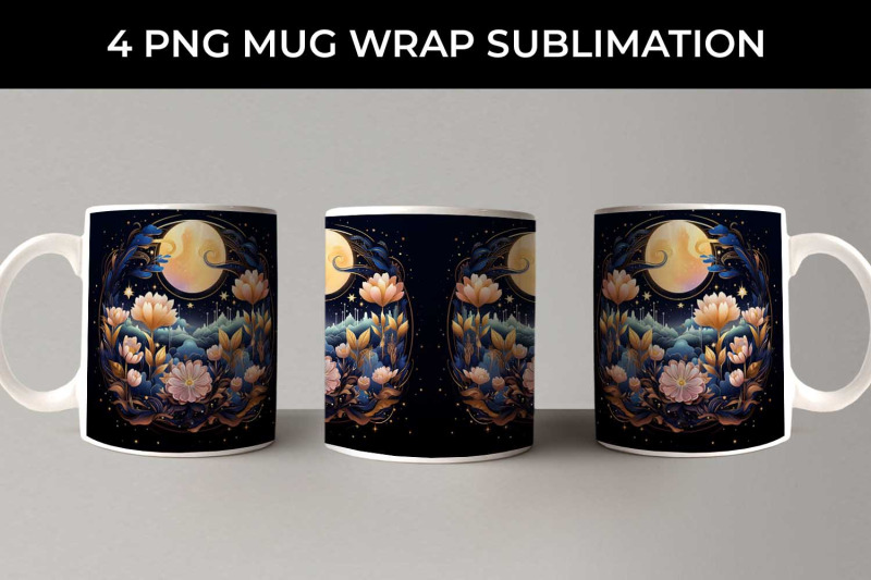 celestial-garden-blooms-sublimation-mug-wrap-bundle