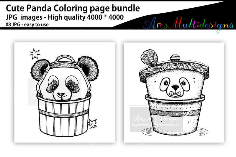 cute-panda-coloring-page-bundle