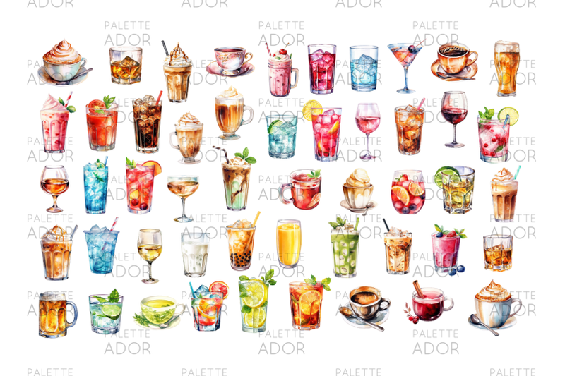 watercolor-drinks