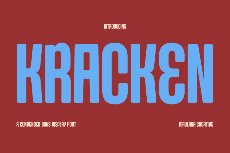 kracken-sans-display-font