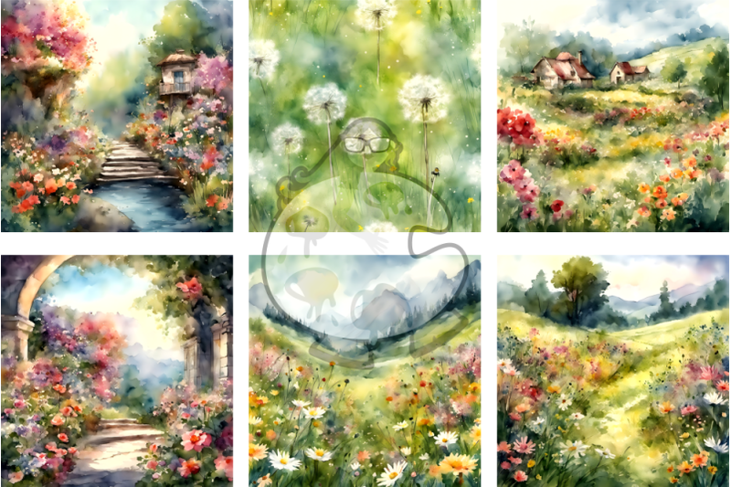 floral-country-transparent-watercolor-illustrations