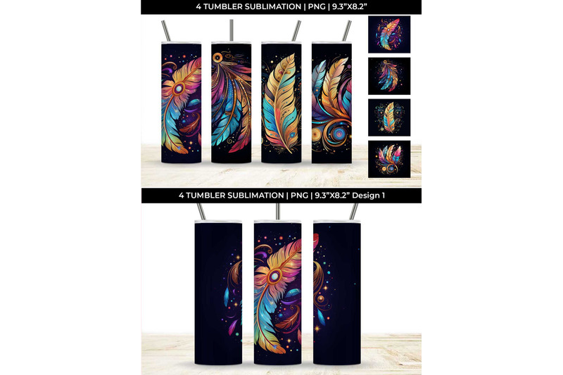 cosmic-feather-tribe-sublimation-tumbler-bundle