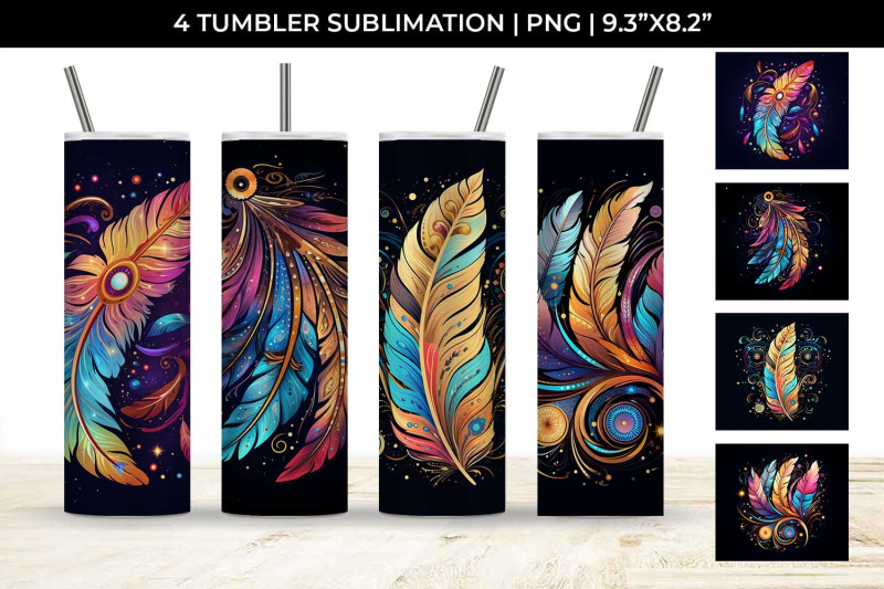 cosmic-feather-tribe-sublimation-tumbler-bundle