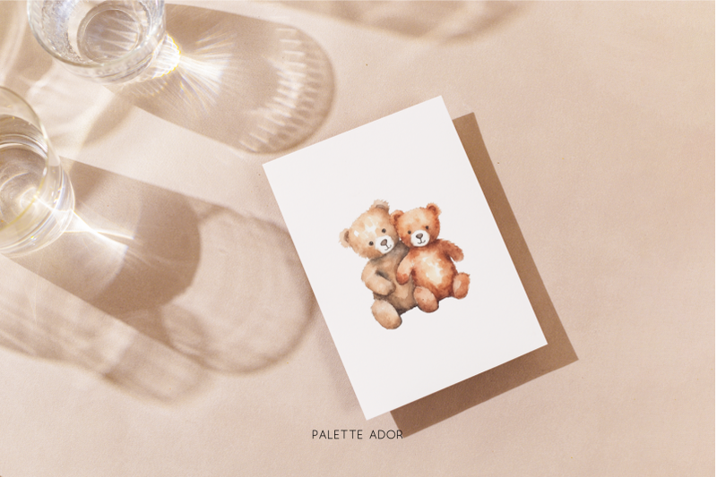 watercolor-teddy-bears