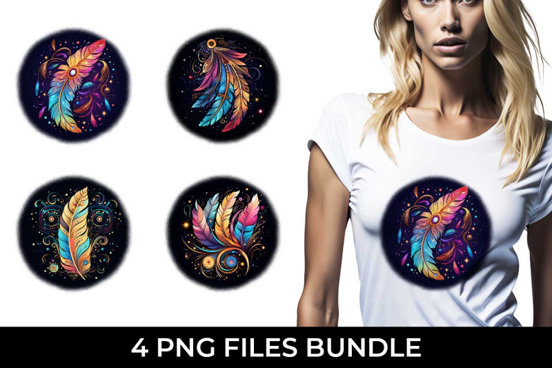 cosmic-feather-tribe-sublimation-t-shirt-bundle