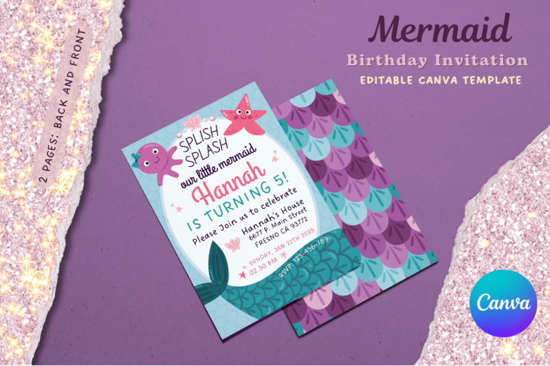 mermaid-birthday-party-invitation-canva-template