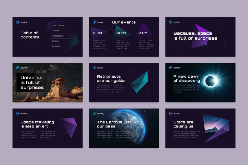 space-powerpoint-template