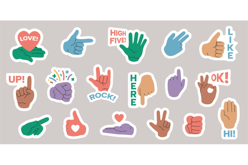 comic-hand-stickers-cute-labels-with-hand-expression-and-gestures-fu