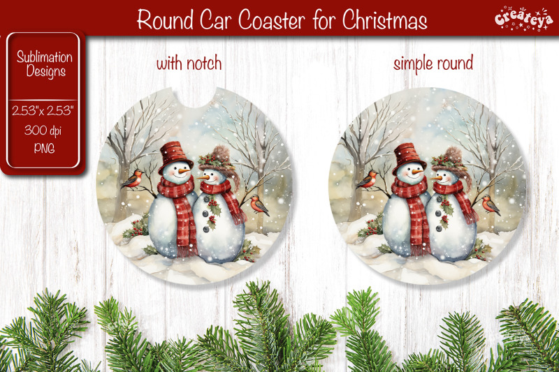 car-coaster-christmas-sublimation-round-coaster-sublimation-design-sno