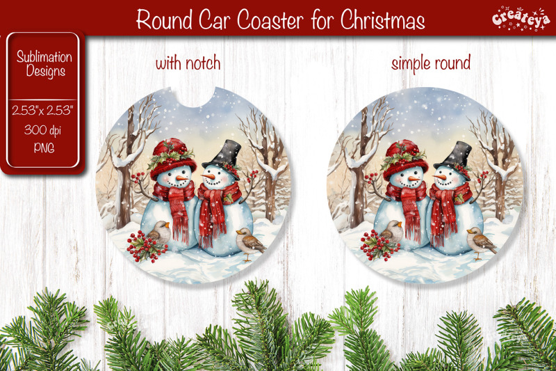 car-coaster-christmas-sublimation-round-coaster-sublimation-design-sno