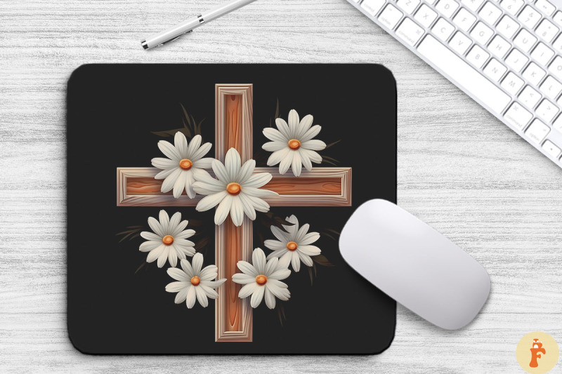 wooden-cross-with-daisy-flowers