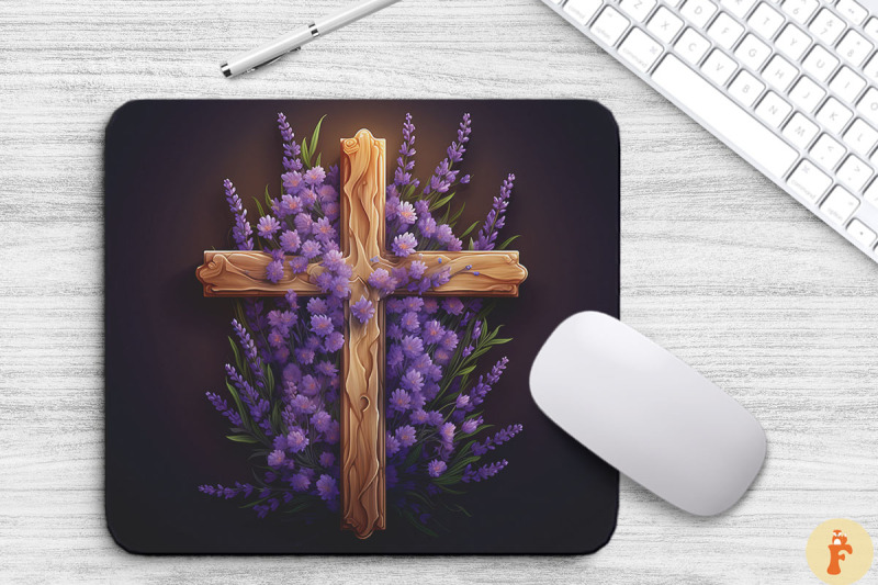 wooden-cross-with-lavender-flowers