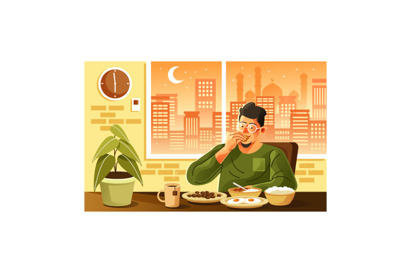 iftar-ramadan-illustration